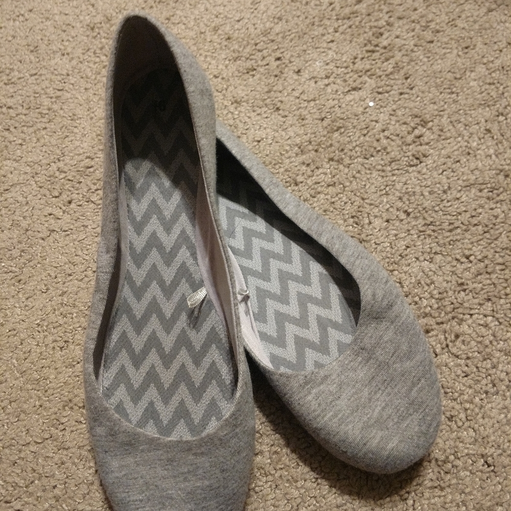 Grey flats